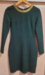 Rochie seara verde H&M, marimea 38