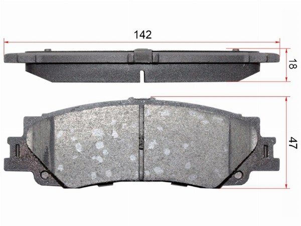 Колодки тормозные Toyota Land cruiser