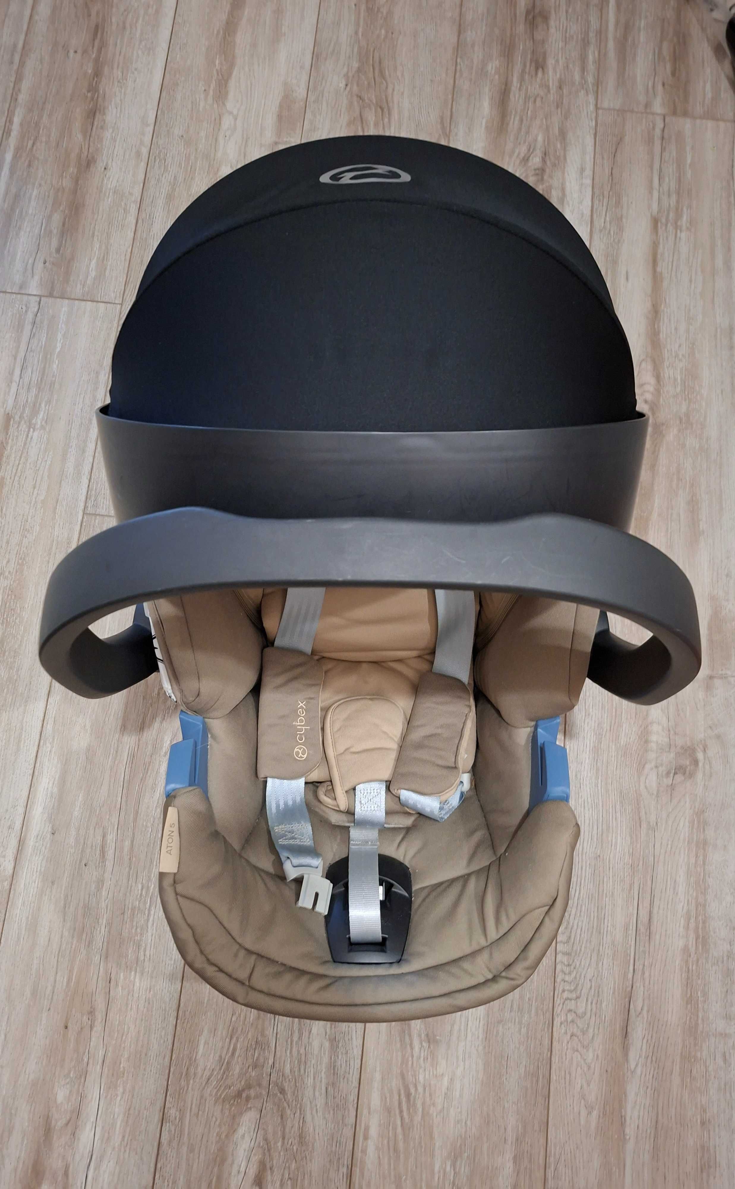 Детско столче за кола Cybex  Aton 5, 0-13 кг, Цвят: Сlassic beige