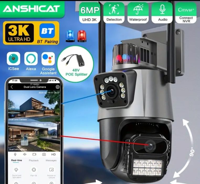 Camere supraveghere + Alarma Locuinta