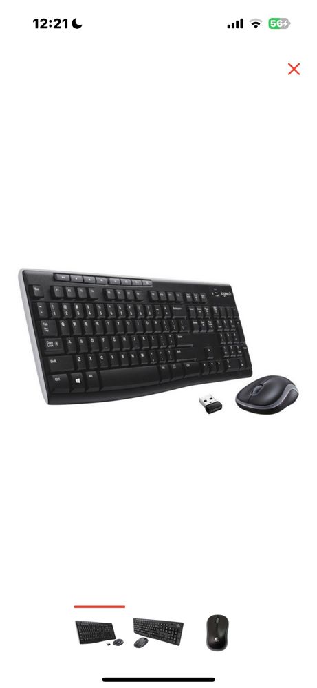 Клавиатура Клавиатура+мышь беспроводные Logitech MK270