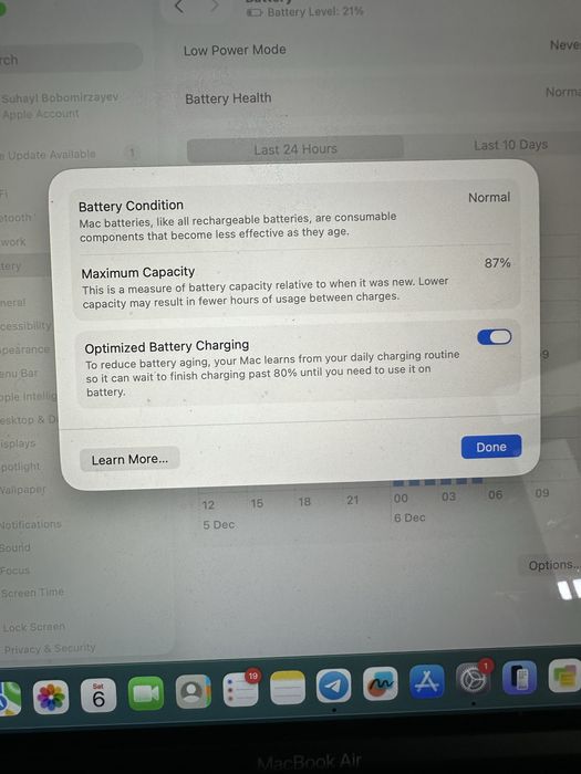 Mackbook Air M1 computer