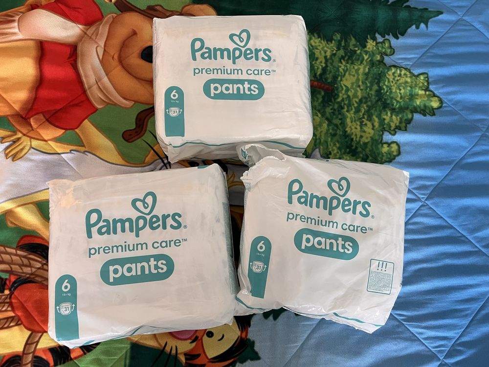 Пелени-гащички Pampers Premium Care, Размер 6, 15 кг+,  78броя