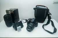 Vând Aparat Nikon D3200 + 2 obiective (sigma+nikon)