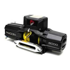 Troliu electric Macon Wild 6000lbs (2727KG) 12V cablu sintetic 15m