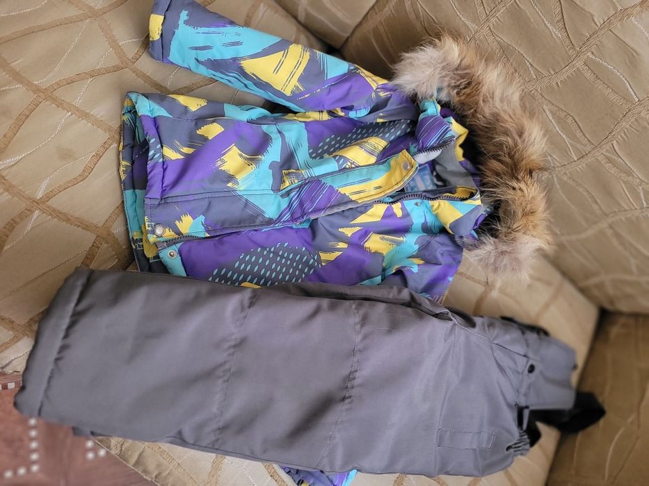 Зимний комбез с пуховиком 98см  Lassye