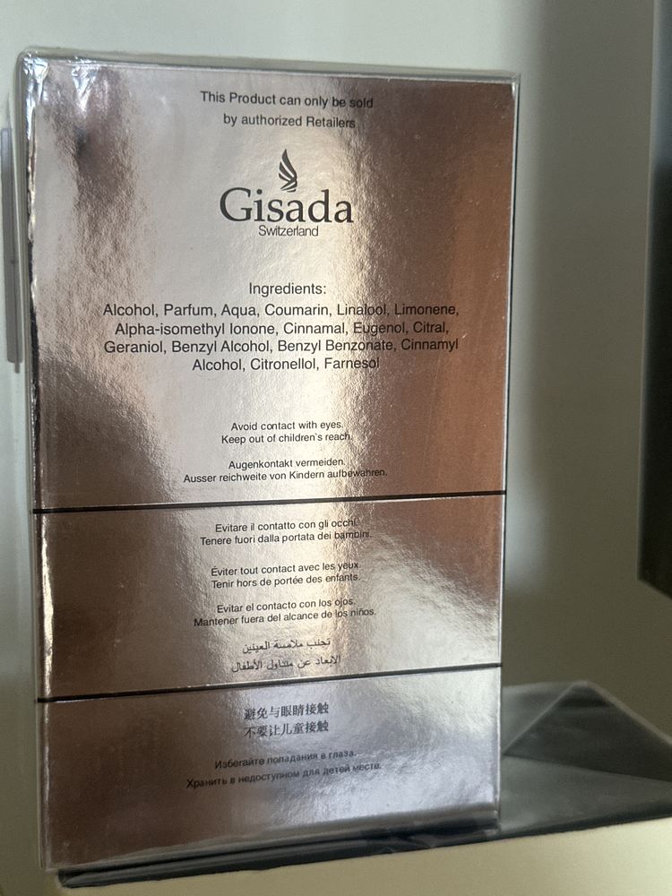 Parfum Gisada Titanium SIGILAT 100ml apa de parfum edp
