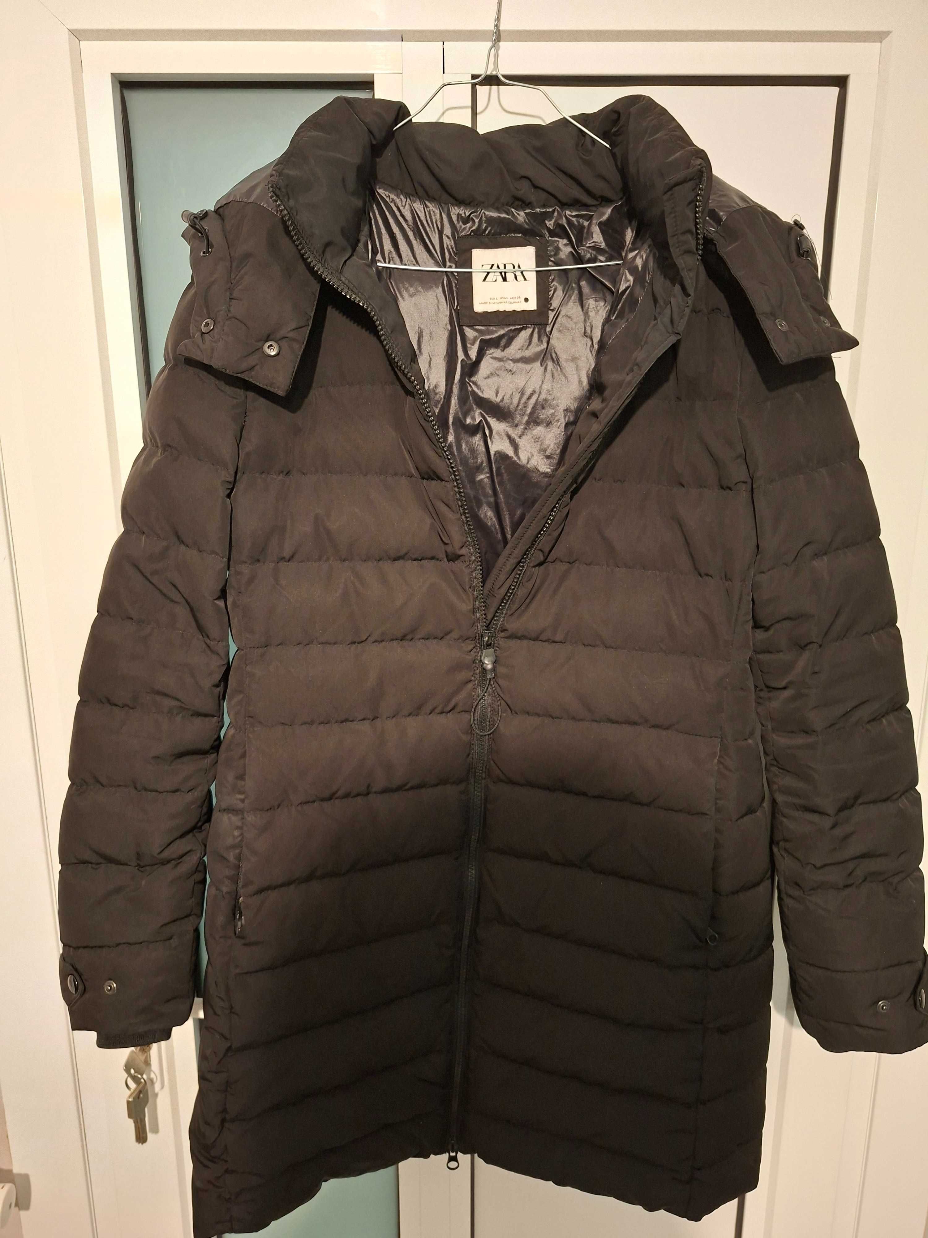 Zara зимно яке с пух размер L