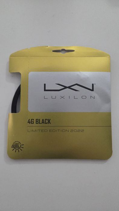 Racordaj Luxilon 4G Black 1.25