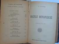 Carte de Metafizica Vasile Conta 1910