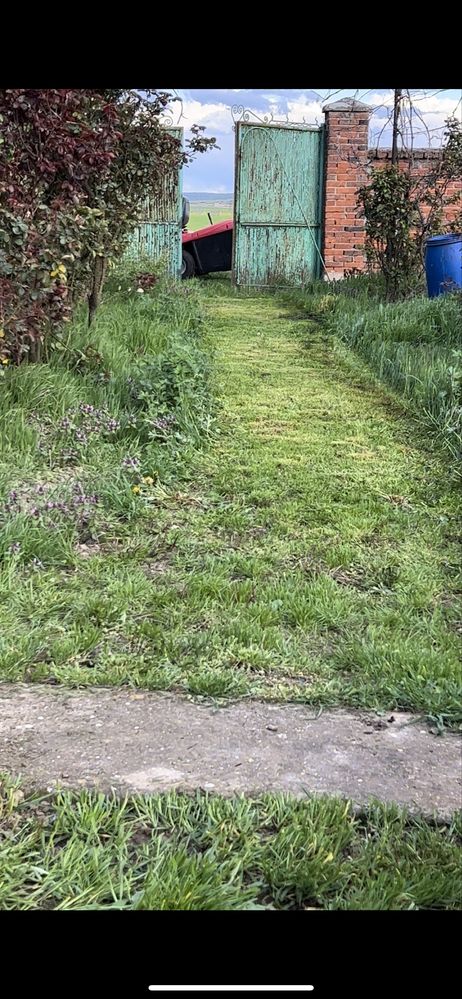 Tund iarba pe zona Oradea 50 km