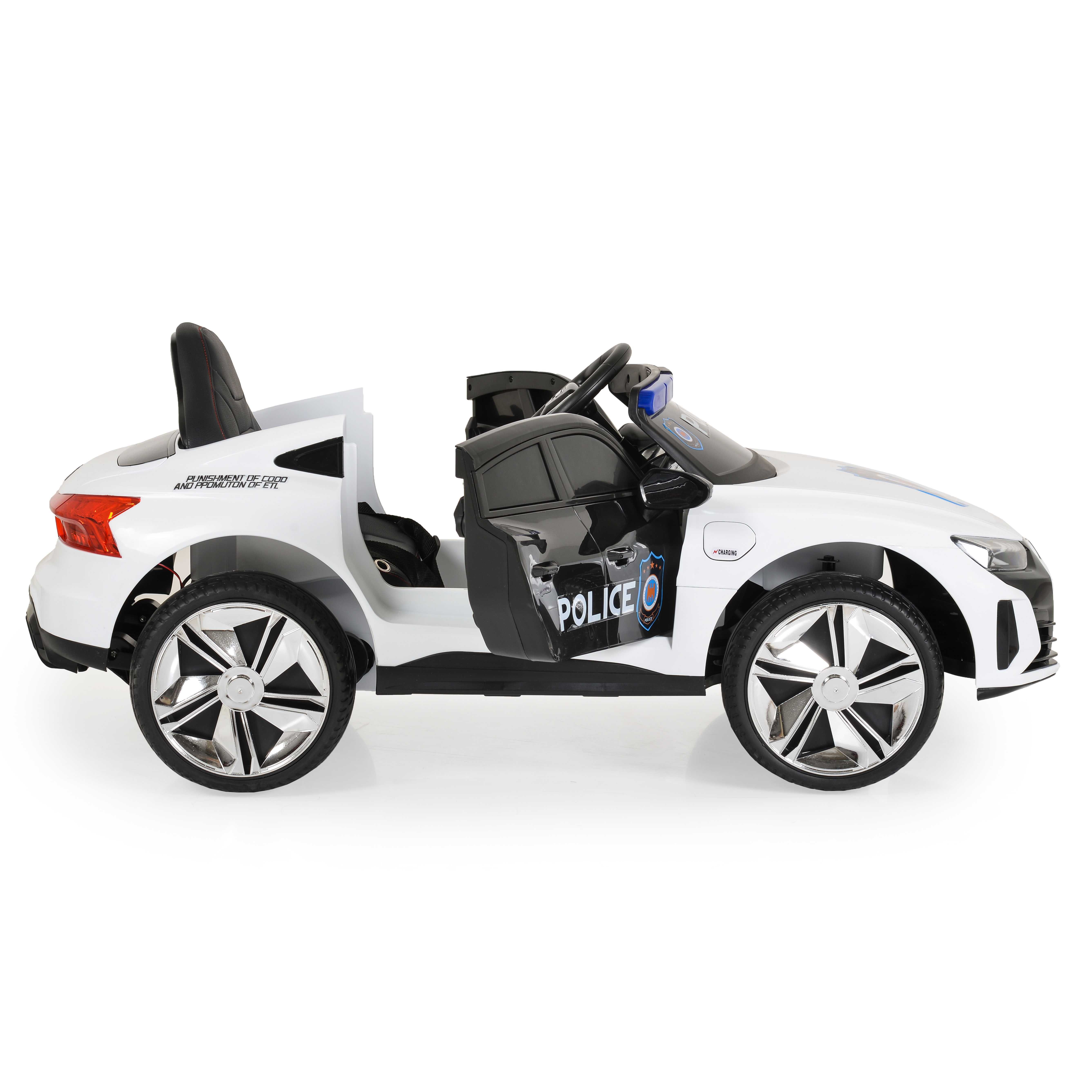 ТОП ЦЕНА!НОВО!Акумулаторна кола AUDI POLICE с 12V батерия,EVA ГУМИ,USB
