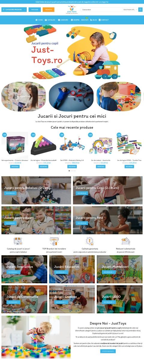 Vanzare Magazin / Catalog Online Jucarii Just-Toys.ro