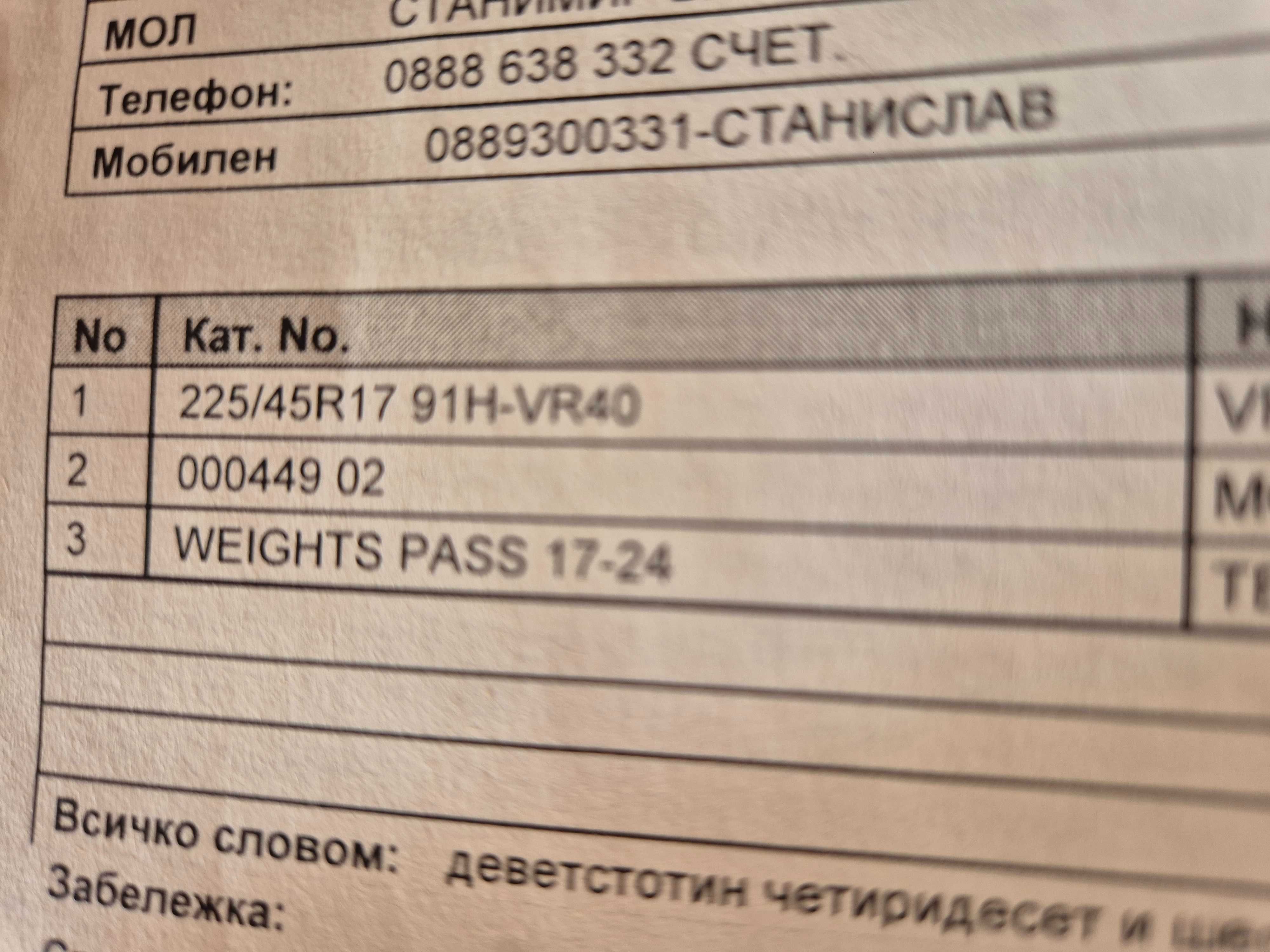 Vredestein зимни гуми 225/45/17