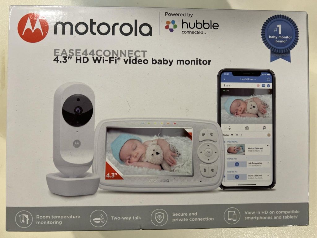Видео бебефон Motorola Ease 44 Connect WiFi Baby Monitor with Camera