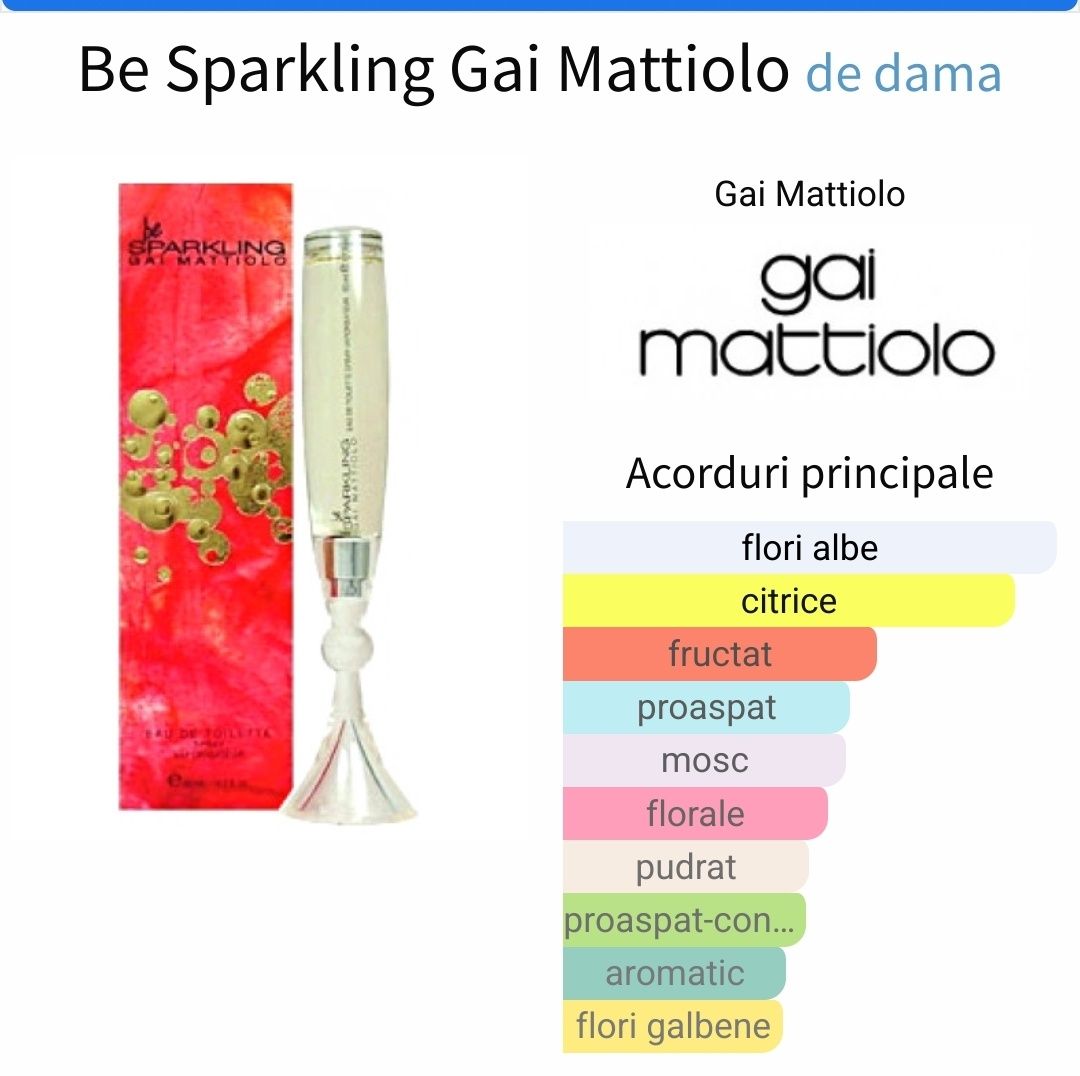 Set 2 parfumuri pentru damă Gai Mattiolo