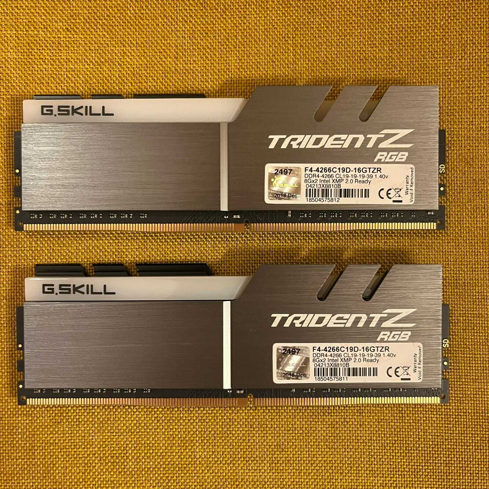 TOP DDR4 G.skill 4x8gb 32gb 4266mhz Samsung B-die