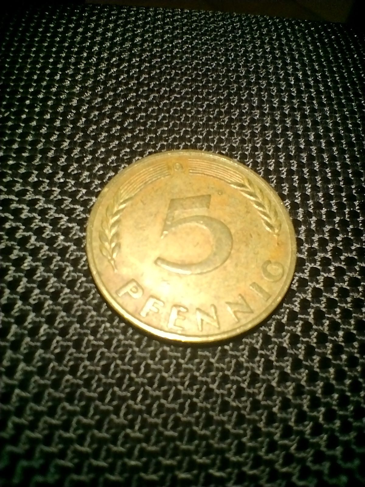 Vând 4 Monede  5 Pfennig 1950