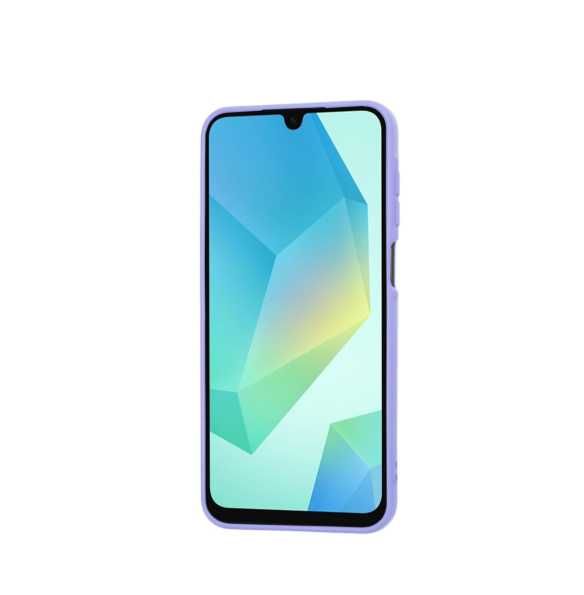 Husa Samsung A35 Mov Lila Luxury cu Microfibră Alcantara Premium