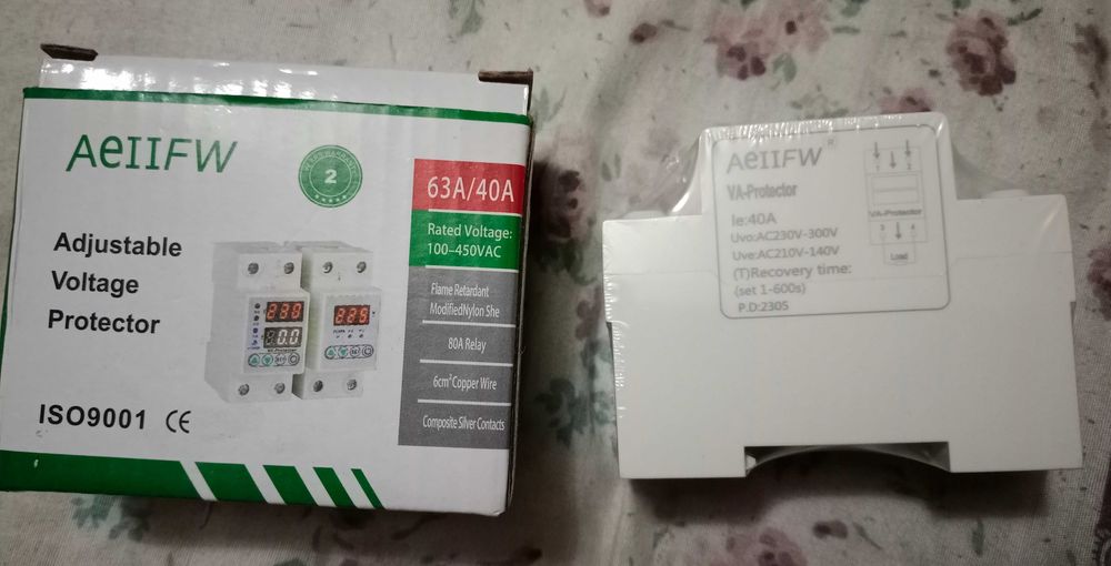 Реле защиты от перенапряжения 40А.