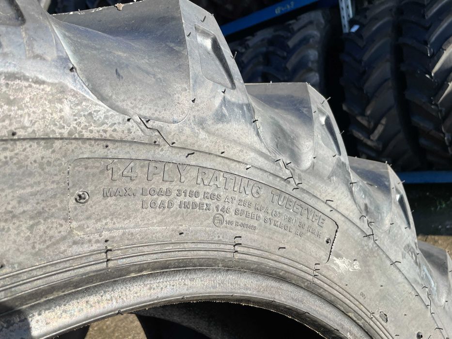 Anvelope noi 16.9-34 cu 14 pliuri marca OZKA pentru tractor spate
