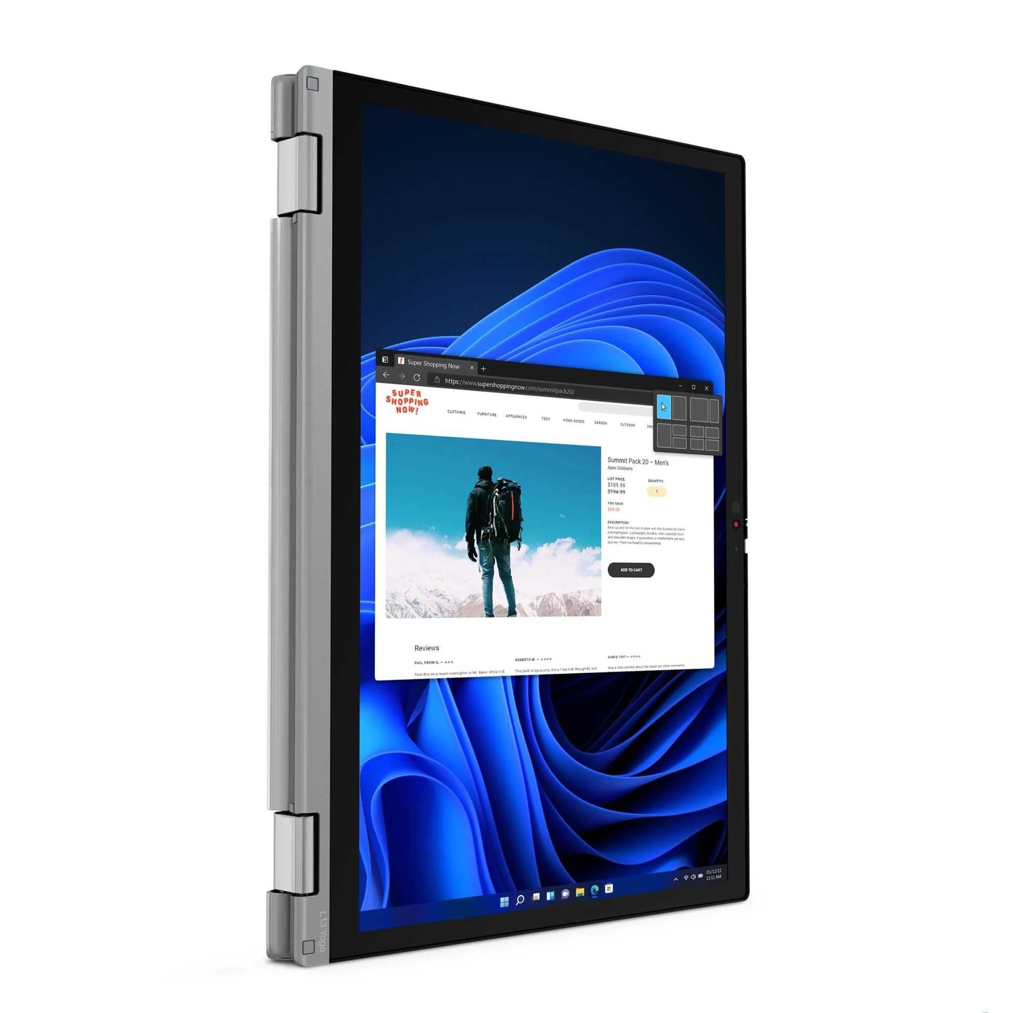 Ноутбук Lenovo Thinkpad L13 Yoga /i5-1235U/8Gb/512Gb/13.3" WUXGA IPS