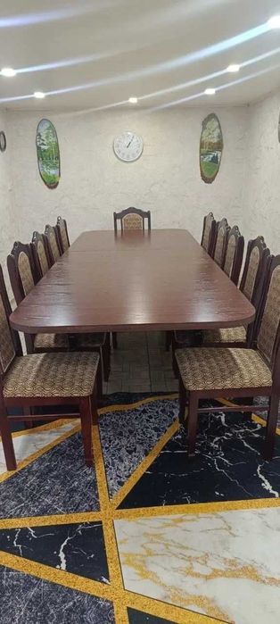 Стол 3М + 12 стульев