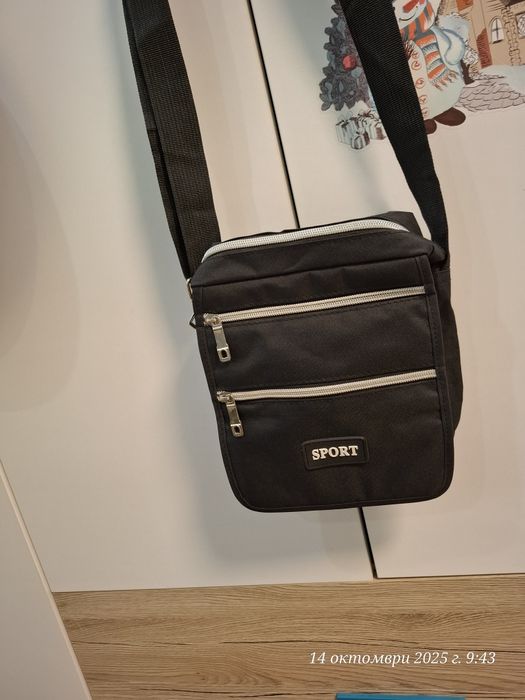 Черна Мъжка чантичка