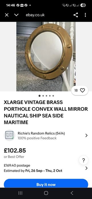 Vand oglinda convexa