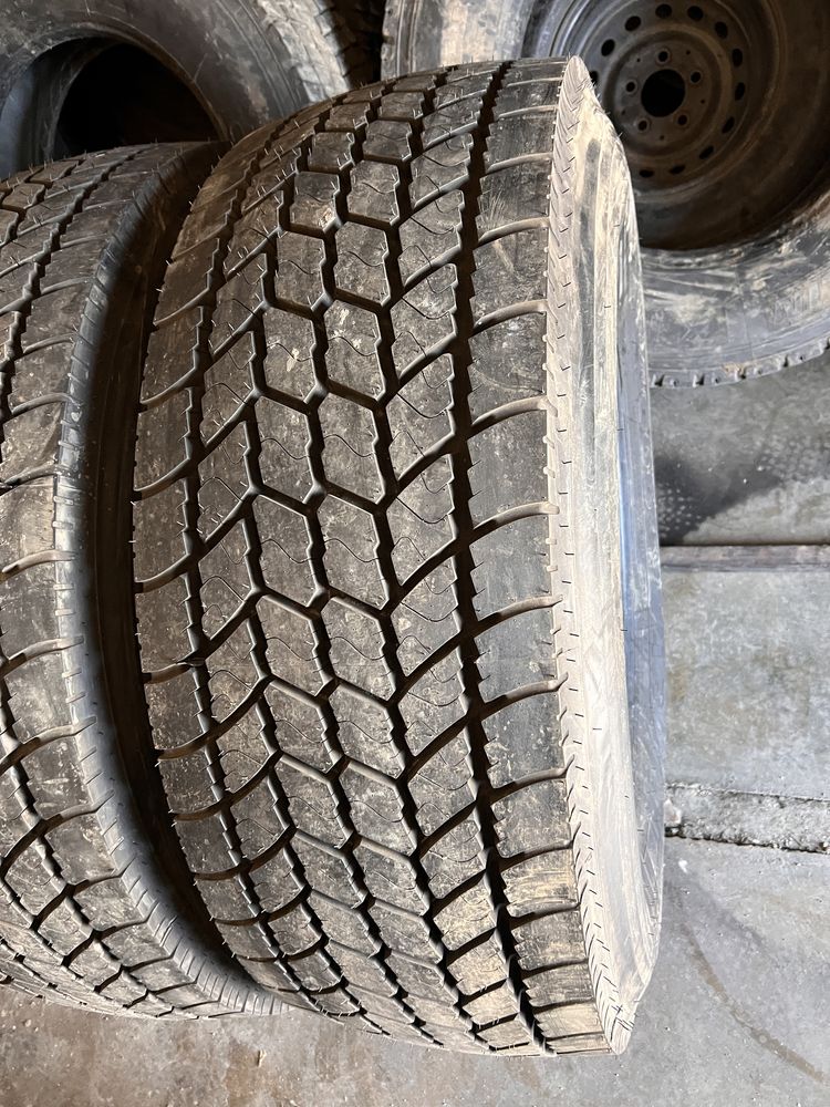 2 anvelope camion NOI 385/65/22.5 , GoodYear , DOT 2023 !
