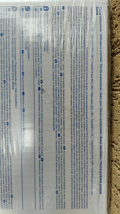 Piscina gonflabila Bahia 2.44×0.61m-1880 litri