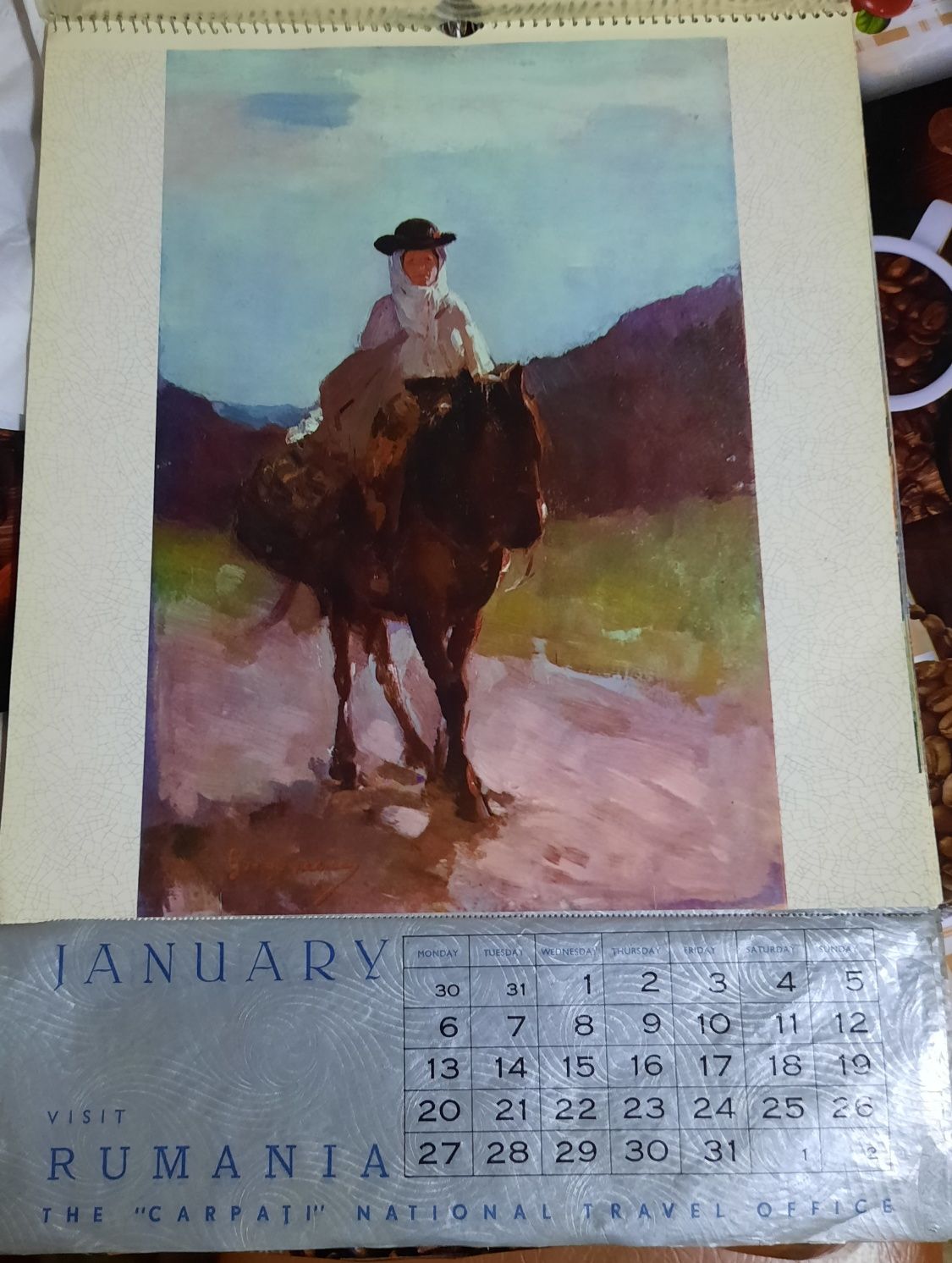 Calendar original 1964 impecabil