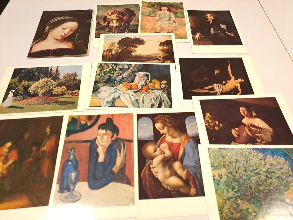 Репродукции - картички Третяковская галерия и Ермитаж