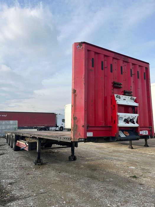 Semiremorcă platformă Krone SD An 2014 , Sistem BDF si obloane detasab