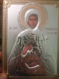 Икона сребърна "Св. Петка"