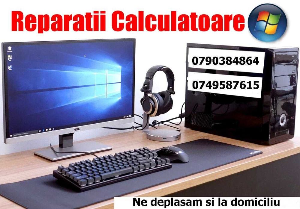 Service Pc :Calculatoare,laptopuri ,imprimante periferice etc.