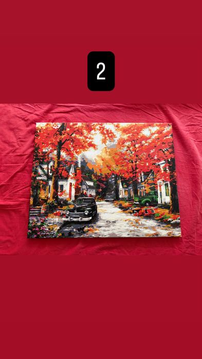 Нарисувани картини по номера