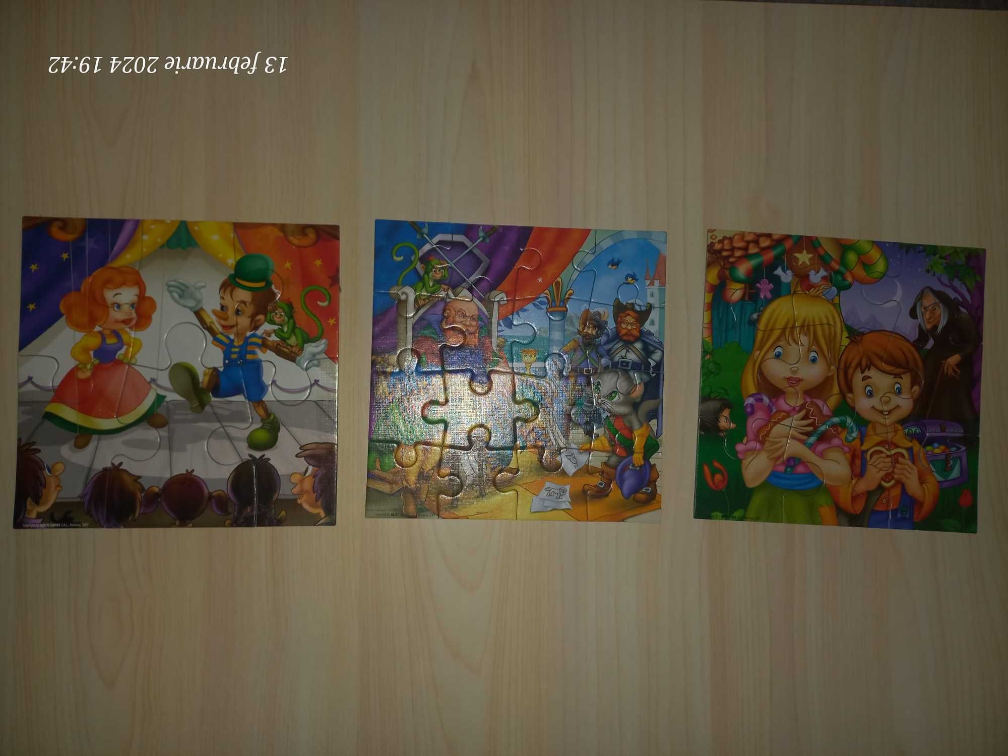 Lot puzzle 3 ani ( 7 puzzle-uri)