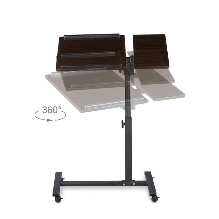 Masa laptop reglabila pe inaltime, roti suport pentru mouse 95x60x40cm