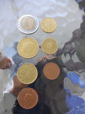 Monede euro,euro centi 1999 2001 2002