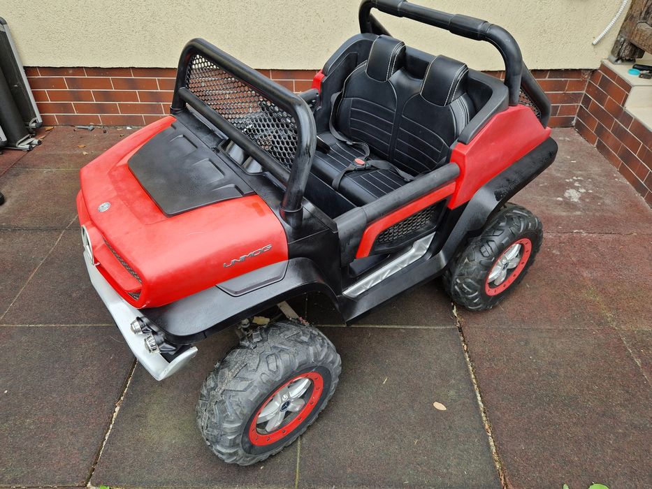 Vand masinuta copii Mercedes Unimog 4x4 suspensii