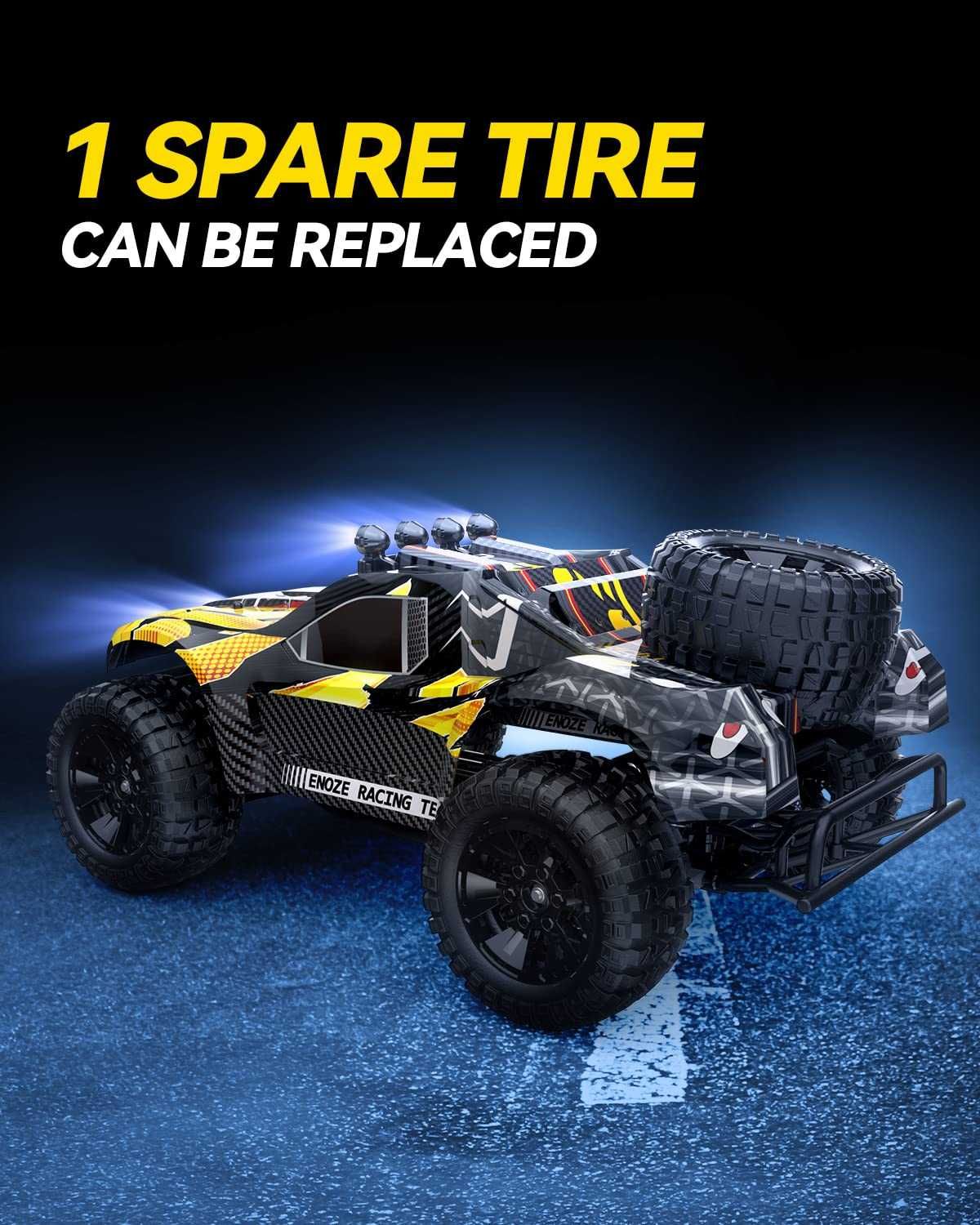 Високоскоростна кола с дистанционно DEERC 9201E, 1:10, 48 км/ч, 4x4