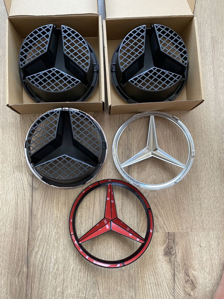 Semn Emblema Logo Grila Fata Radiator Mercedes B C E CLA Class GLK SL