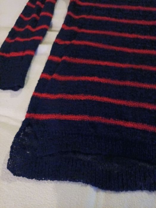 Pulover Superdray de femei marimea M negru cu dungi Roz ticlam