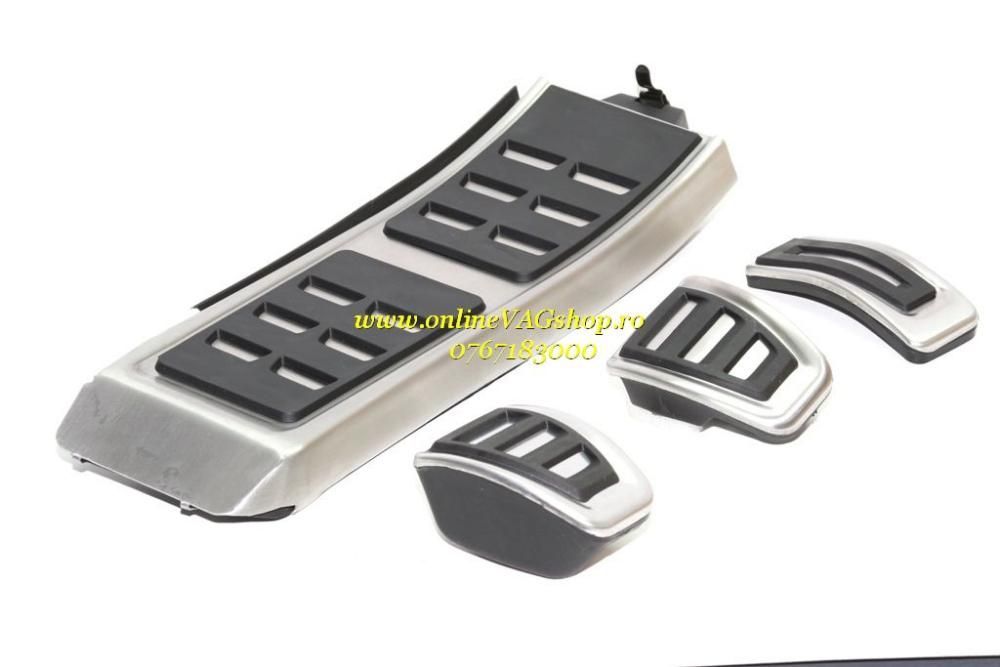 Set Pedale Inox + Footrest transmisie manuala Audi A4,A5,A6,A7,Q5