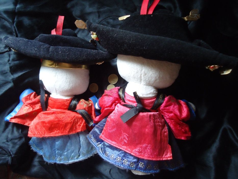 Куклы фирменные мягкие -дизайнерские - кимоно из шелка - бархат ручна