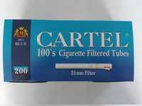 Tuburi pentru tigari Cartel Super Long ( 100 mm) filtru alb si maro