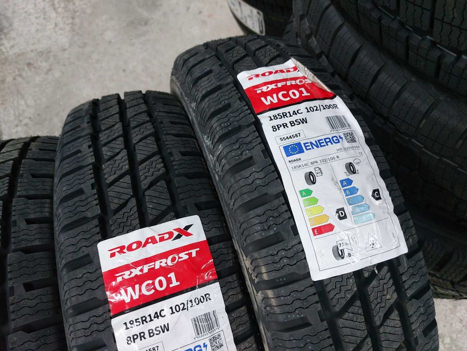 НОВИ зимни ROADX 185/80/14C 102R DOT 1724