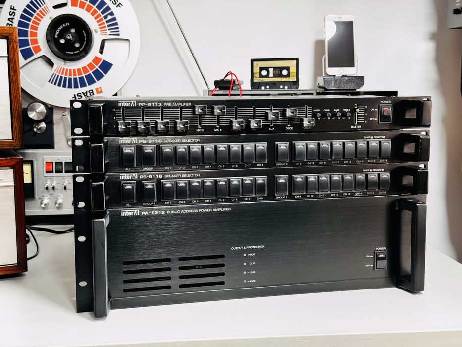 Sistem distribuție audio profesional Inter-M PA-9312,PS-9116,PP-9113