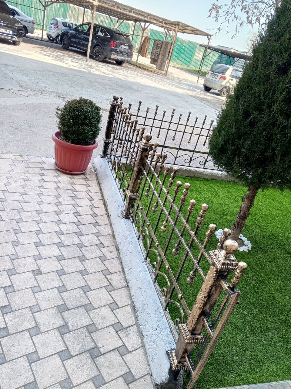 Darvoza boyash дарвоза буяш решётка  kraska qilamiz Perila
